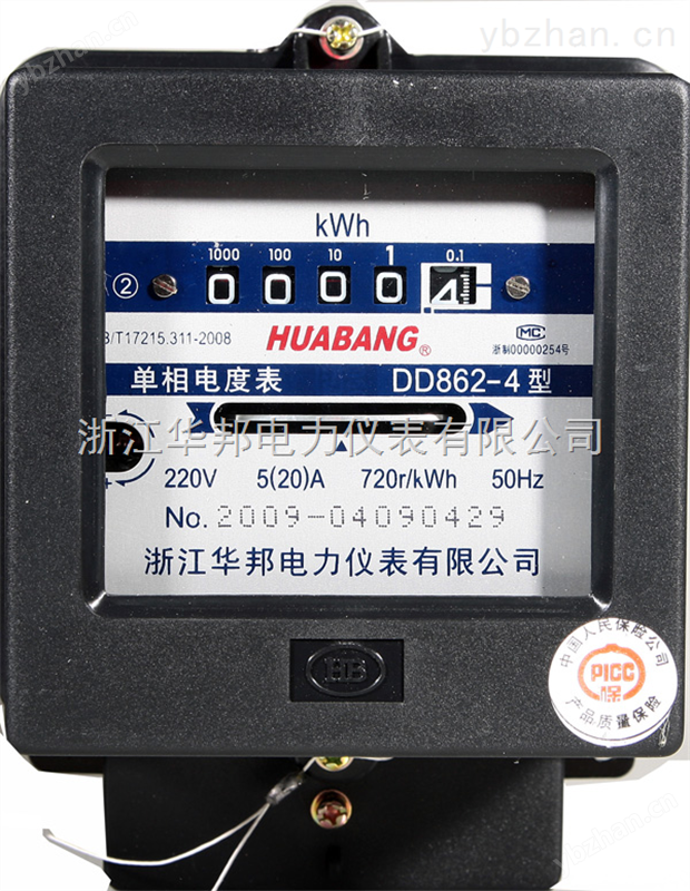 广西单相DD862-4电表价格 机械式电表
