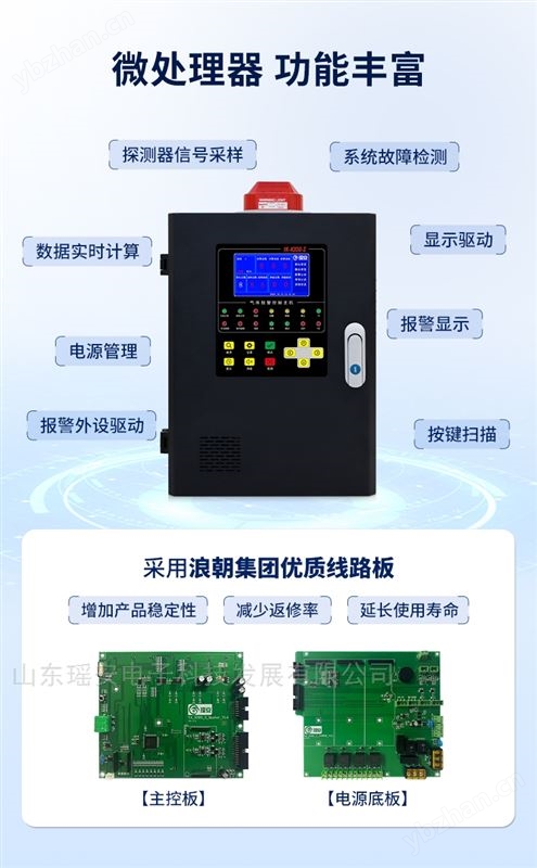 工业气体报警器控制器 八通道