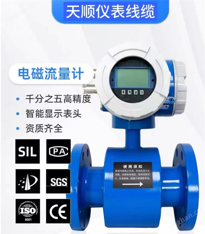智能电磁流量计一体式
