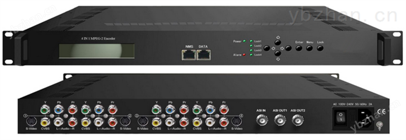 4合1 MPEG-2标清编码器 调制解调器