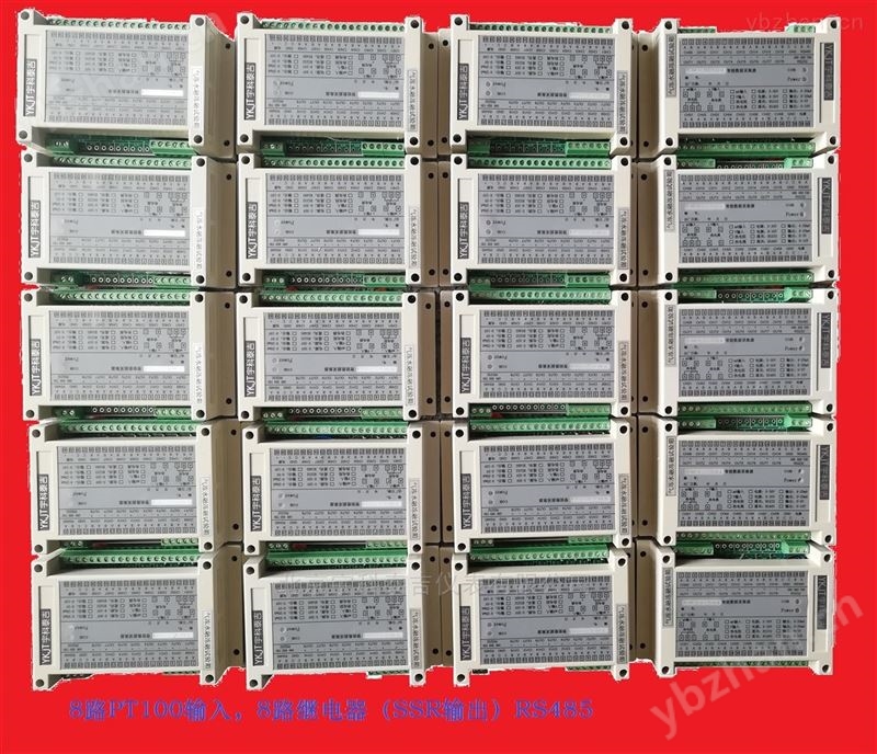 八通道温度PT100采集模块转RS485 PAC接口模块