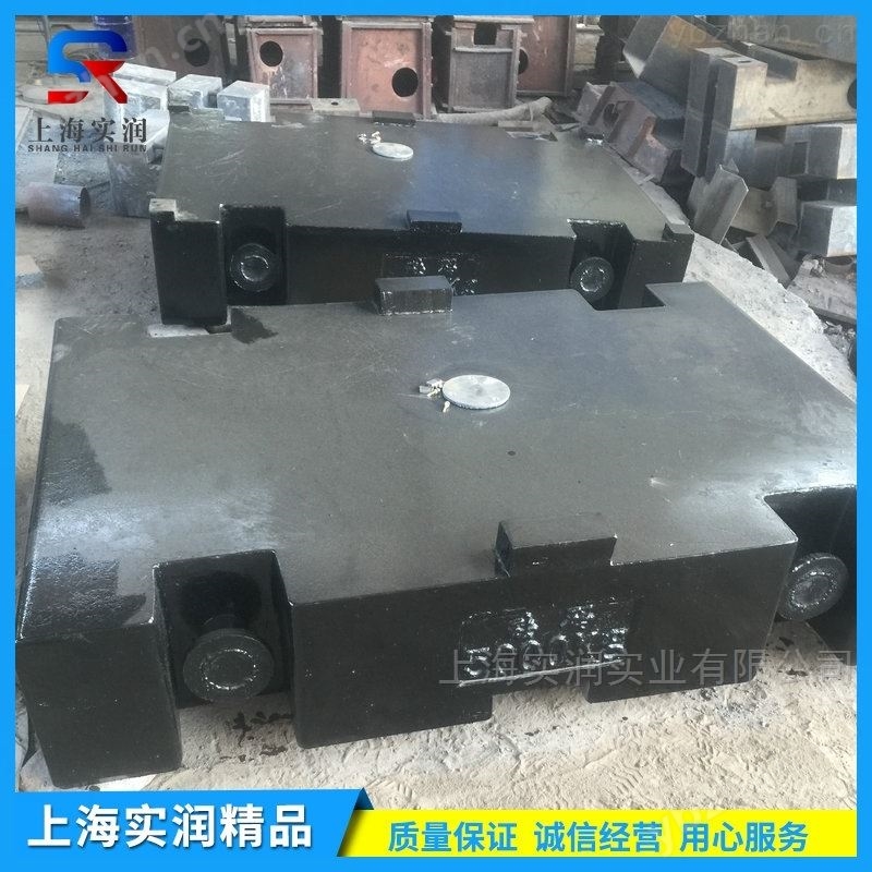 扬州5吨砝码行车配重块厂家订制