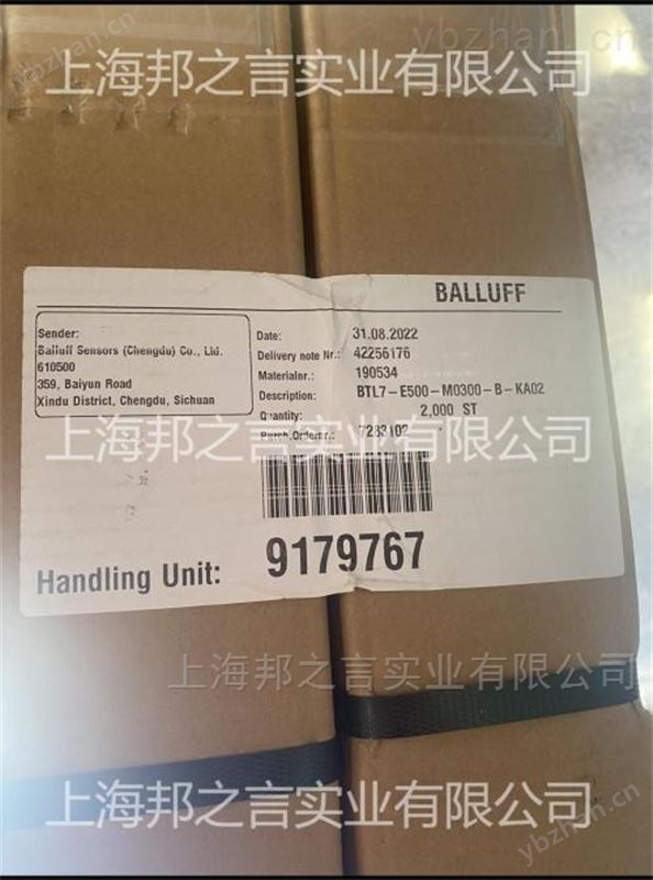 德国BALLUFF温度传感器，压力传感器
