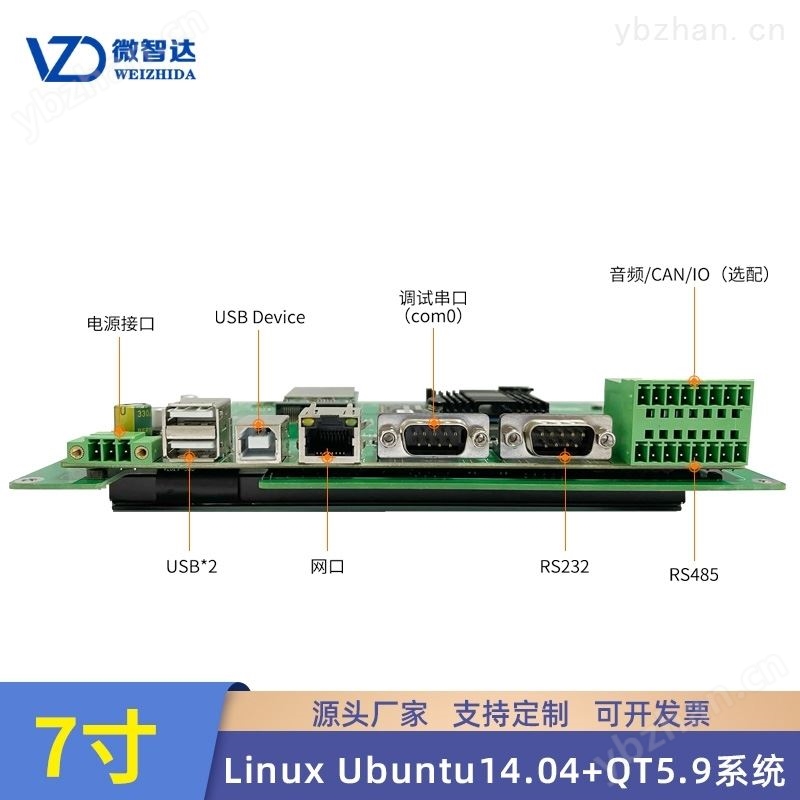 7寸linux 无壳工业触控屏
