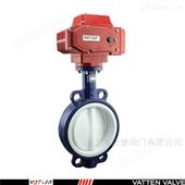 进口气动衬胶蝶阀、全衬胶气动蝶阀衬氟蝶阀