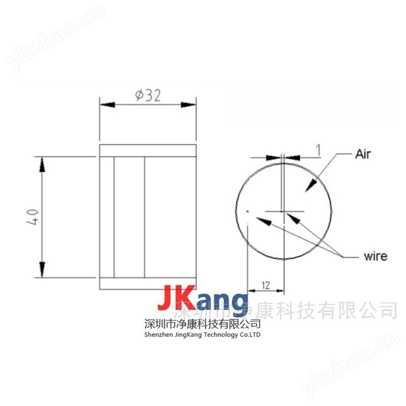 Micro-CT Wire Phantom air分辨率测试卡