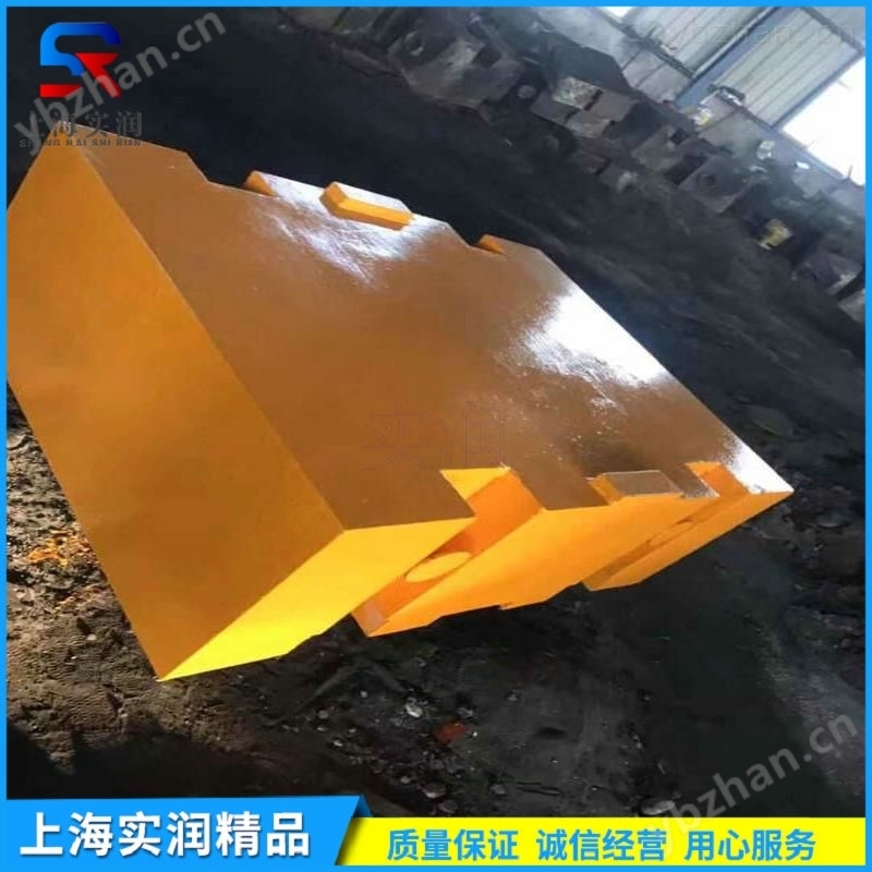5吨出口配重砝码10t平板型法码厂家