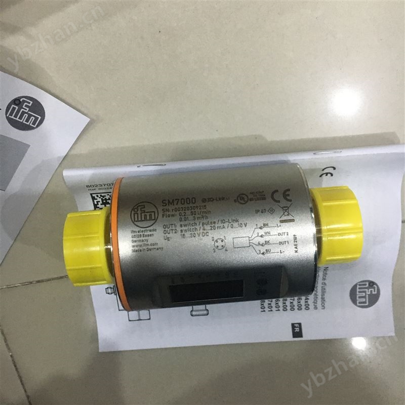 德国IFM电磁流量计常用型号