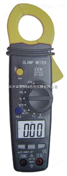 钳型表 DT-331，钳型表技术规格，钳型表测量范围
