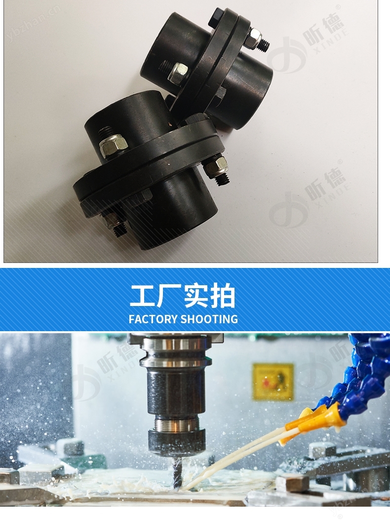 凸缘联轴器 传动装置