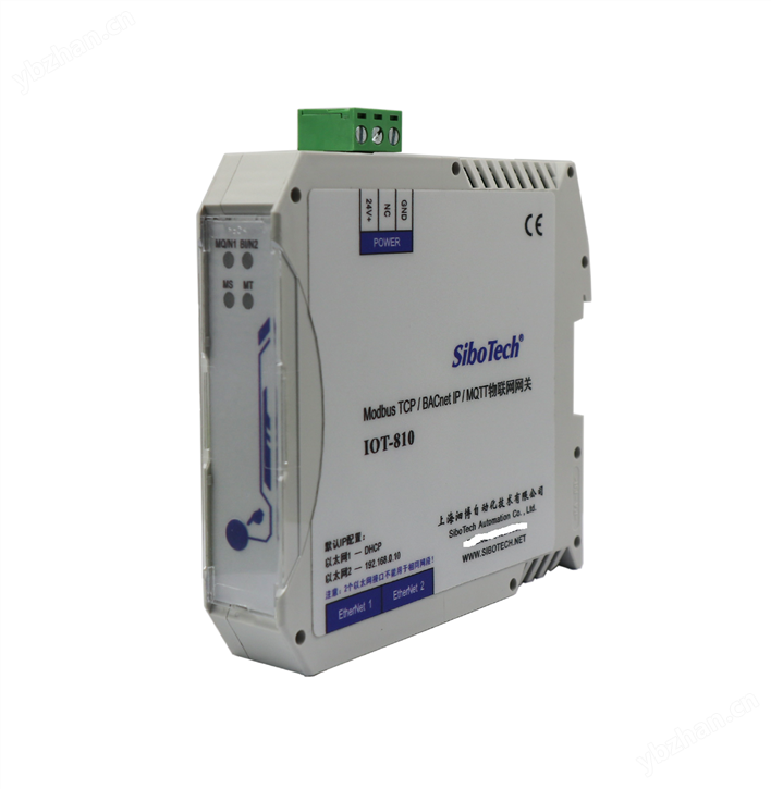 Modbus TCP / BACnet IP / MQTT物联网网关