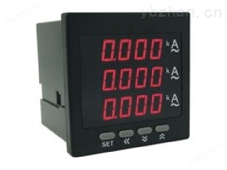 AOB394Z-9X4-3I数显三相电流表(智能型)-96x96