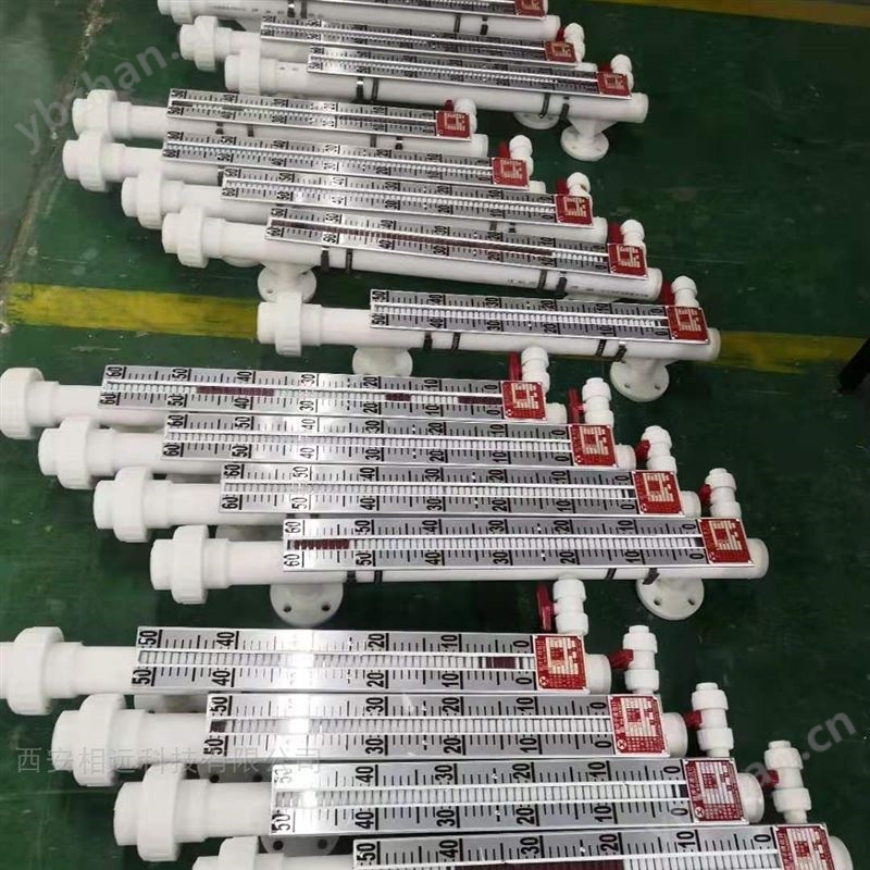 供应硫酸罐盐酸罐耐腐蚀PP/PVC磁翻柱液位计