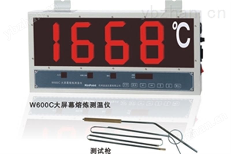 微机数字测温仪壁挂式钢水/铁水测温仪表
