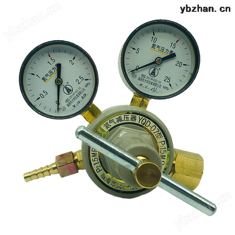 氮气减压器减压阀压力表调节器