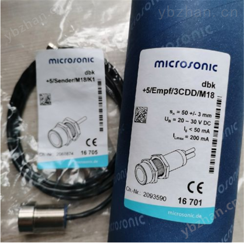德国Microsonic超声波传感器
