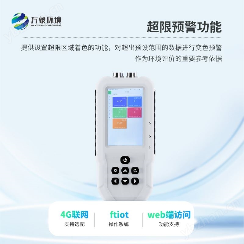 土壤温湿度电导率含盐量pH测定仪