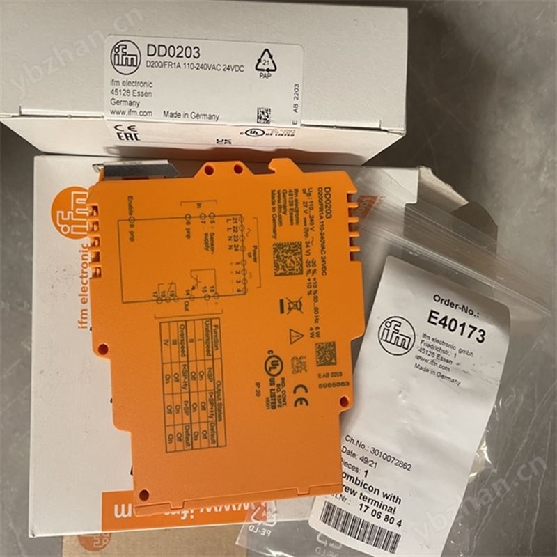 产品明细压力变送器IFM压力传感器易福门