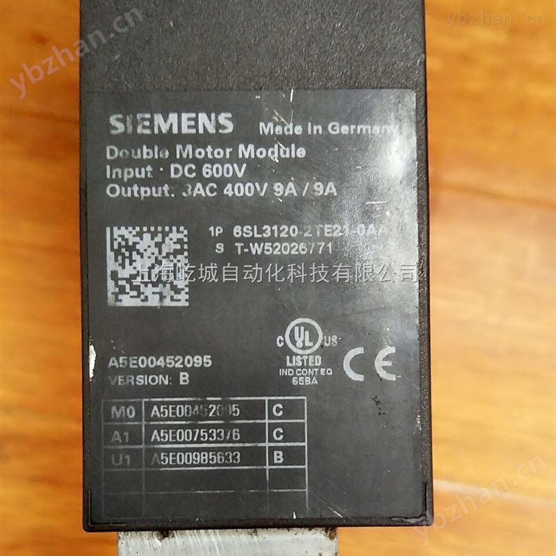 西门子S10驱动器双轴9A驱动器报警F30021故障维修-电源驱动器 F23004故障维修