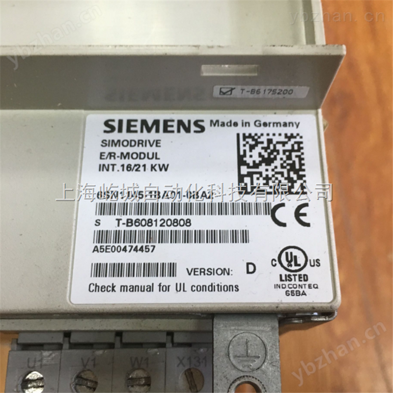 上海专修西门子611伺服电源模块Z轴报警维修6SN1145-1BA01-0BA2-电源驱动器 电源Y