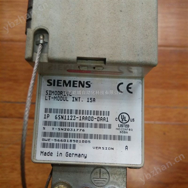 上海专修西门子611驱动器15A报警25201故障维修6SN1123-1AA00-0AA1维修-电源