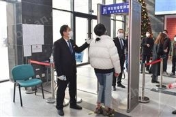 车站测温安检门探头高度可以定制