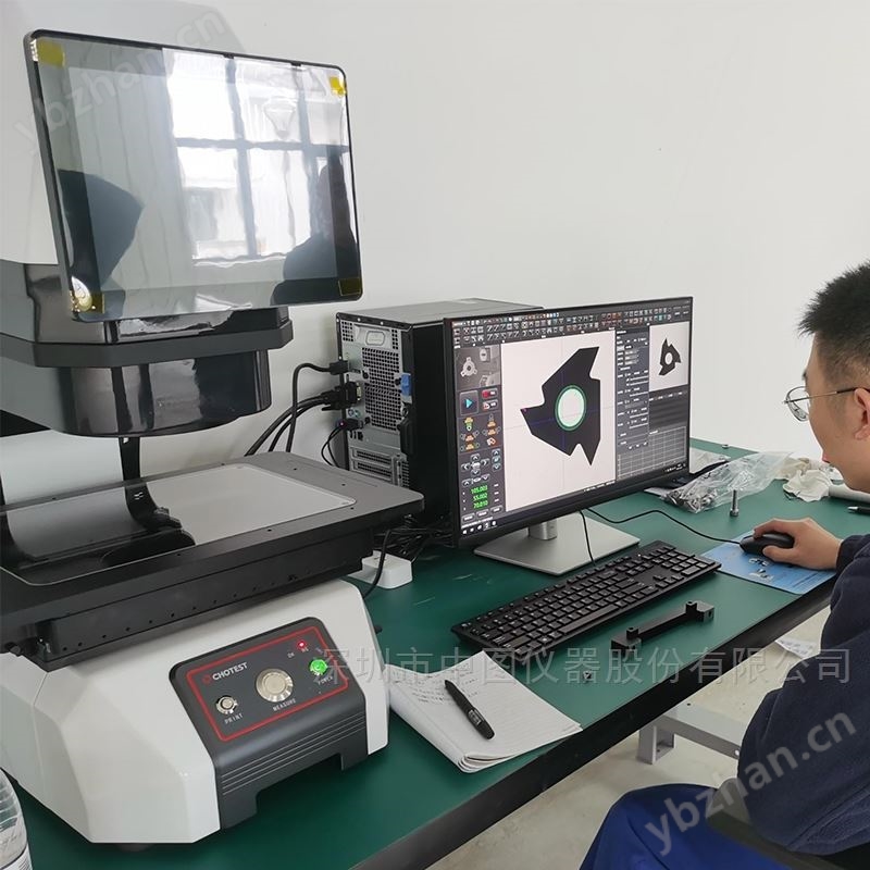 一键二次元影像测量仪