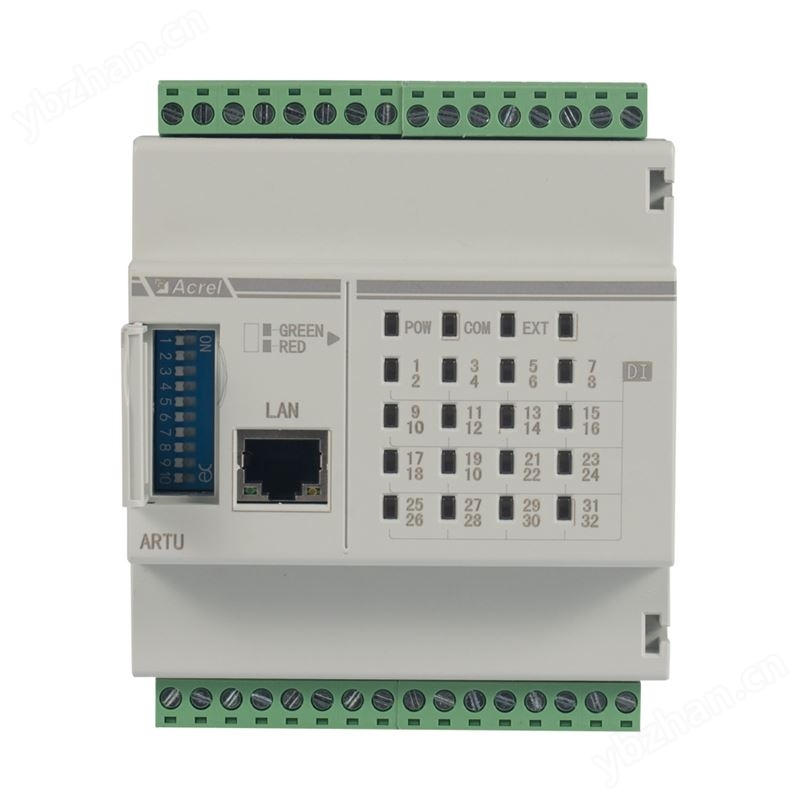 模块化三遥单元RJ45以太网接口16路DI输入