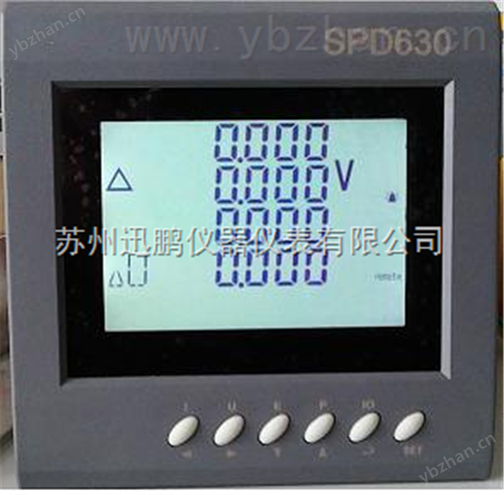苏州迅鹏推出SPZ630三相电压表