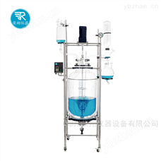 200L郑州荣翔仪器设备双层玻璃反应釜