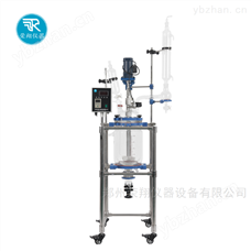 10L郑州荣翔仪器设备双层玻璃反应釜