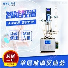 F单层玻璃反应釜 实验室多功能反应器