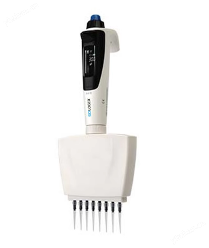 SCILOGEX赛洛捷克dPette+电动八道移液器/电子8道排枪0.5-10ul/5-50ul/30-300ul