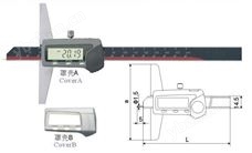 针测头型数显深度尺