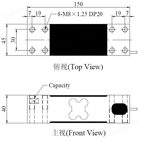 小方孔传感器