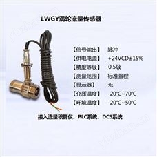LWGY脉冲型螺纹式安装 液体经典AV三级在线观看 涡轮流量传感器 DN4-DN40LWGYDEMIER 德米尔