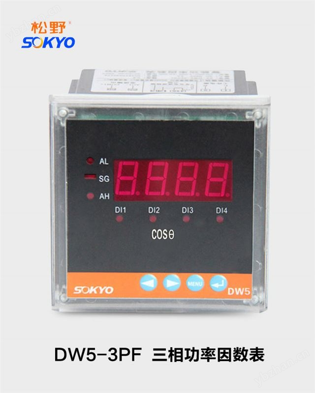 三相功率因数表,DW5数字功率因数表