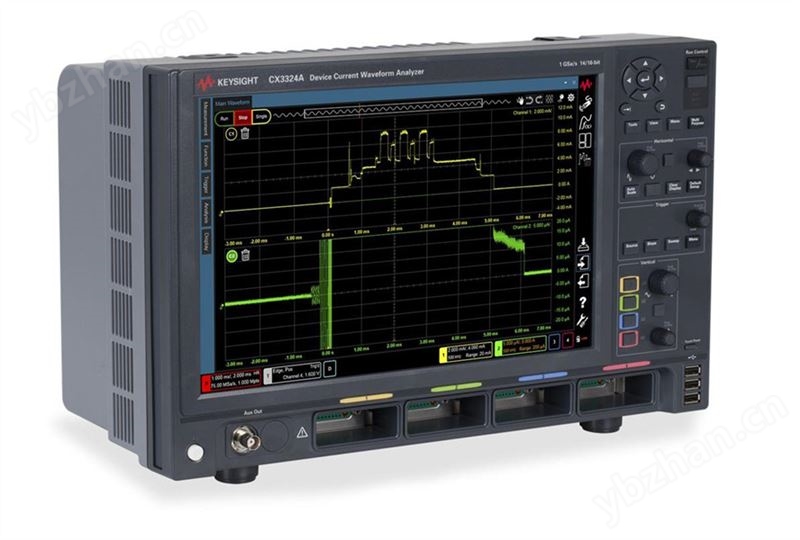 是德keysight CX3324A 器件电流波形分析仪 1 GSa/s，14/16 位，4 通道 产品关键词:cx3324a器件波形