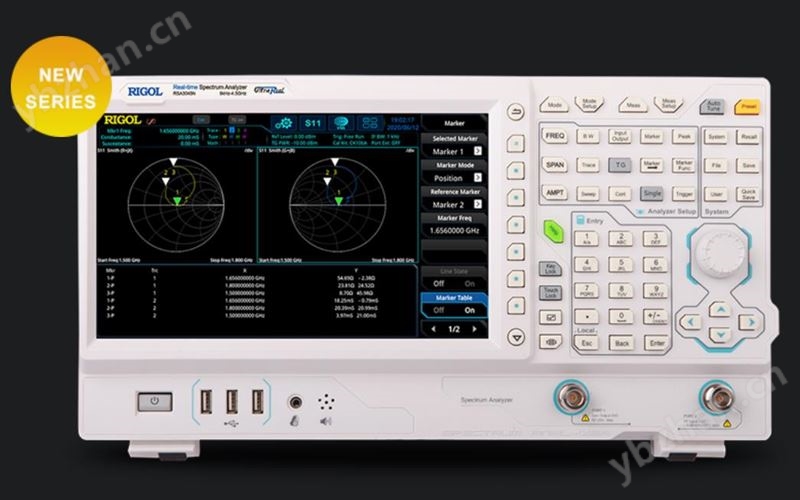 RIGOL普源 RSA3045-TG 频谱分析仪 带跟踪源 分辨率带宽1Hz~10MHz