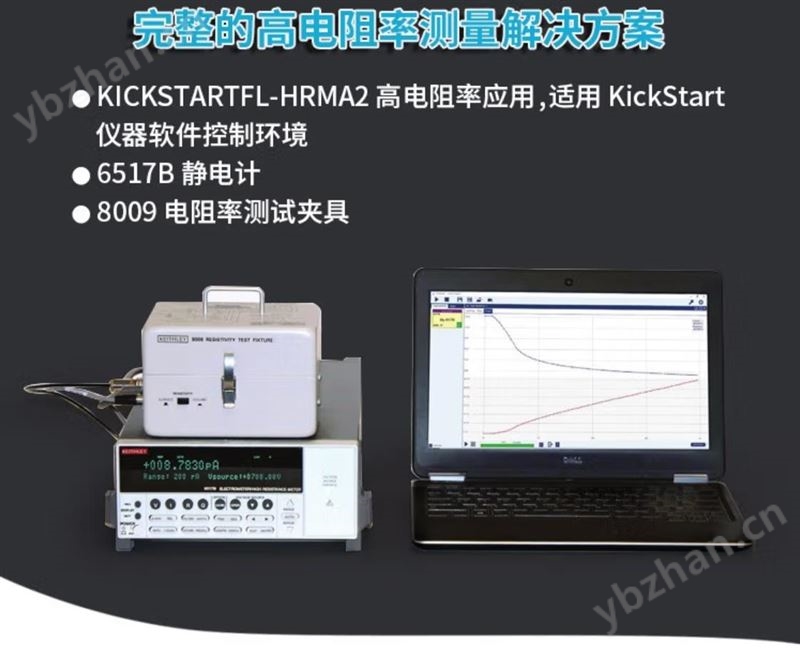吉时利 电学特性参数测试仪器 6517B静电计 8009电阻率测试夹具