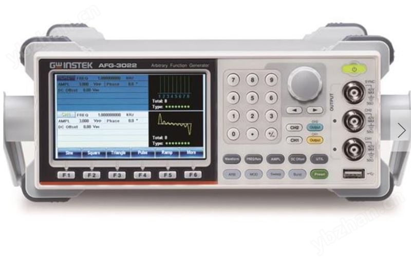 固纬 MFG-2260MFA 双通道任意波形信号发生器 160MHz射频发生器 产品关键词:2260波形;射频发生器脉冲;固纬信号发生器;160mhz的信号发生器