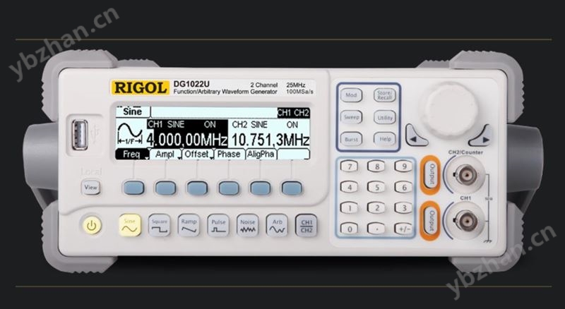 普源RIGOL 双通道波形信号发生器 DG812 输出频率10MHz 产品关键词:普源双通道波形信号发生器dg812;信号发生器dg;rigol信号发生器dg812