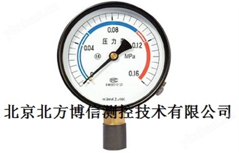 BX-MC-Y100弹簧管压力表/径向