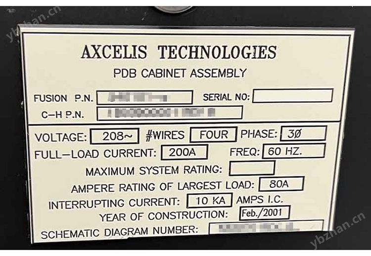 AXCELIS / FUSION ES3二手刻蚀机现货