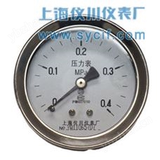 Y-60Z轴向无前边不锈钢压力表
