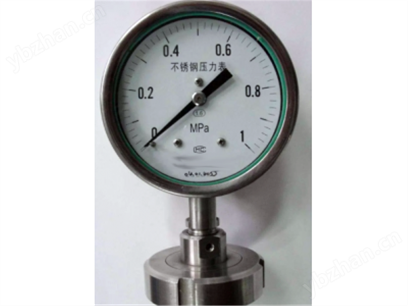 膜片压力表 YP-100L0-0.6Mpa