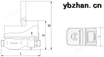 射频卡预付费冷水表（带抄表）安装尺寸图.png