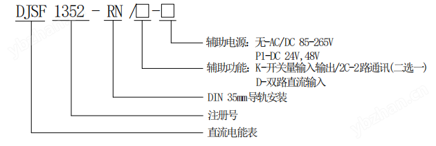 充电桩用导轨式直流电能表