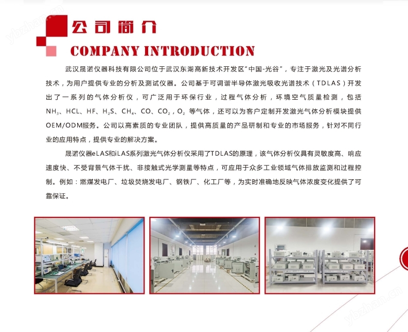 脱硝喷氨烟气在线监测便携激光气体分析系统