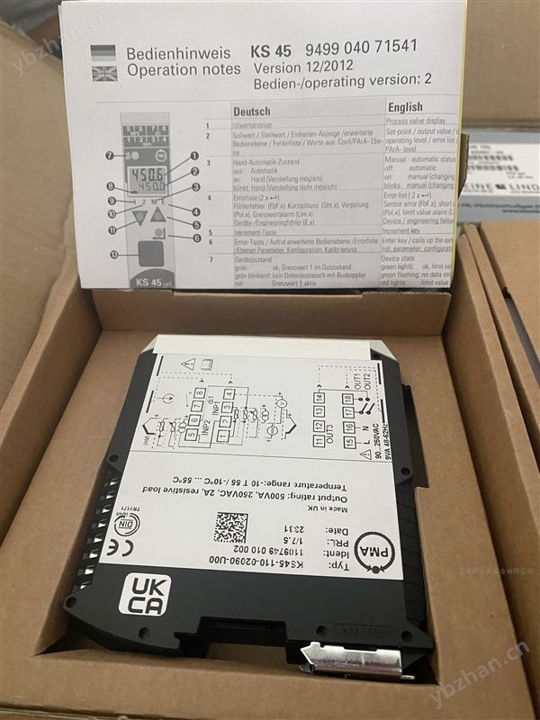KS45-110-02090-U00德国PMA温控器、传感器